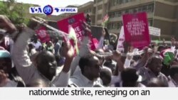VOA60 Africa - A Kenyan court gives doctors and nurses five days to end a crippling nationwide strike