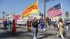 Members of the Vietnamese-American LGBT community march in the Orange County, California Tet parade in 2010.