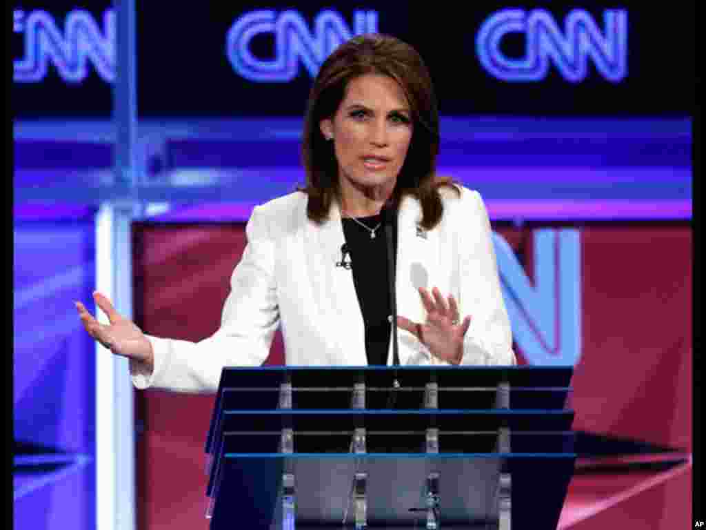 Bachmann warned that terrorists could obtain Pakistan's nuclear weapons if the United States cuts aid to its ally. “These weapons could find their way out of Pakistan into New York City or into Washington DC, and a nuclear weapon could be set off in this