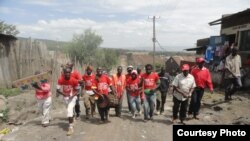 Une campagne de sensibilisation dans la ville de Nakuru, Kenya, 2013,