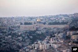 FILE - The Dome of the Rock Mosque in the Al-Aqsa Mosque compound is seen in Jerusalem's Old City, Oct. 14, 2015.