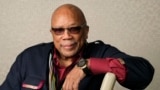 FILE - Music producer Quincy Jones poses for a portrait to promote his documentary "Quincy" during the Toronto Film Festival on Sept. 7, 2018, in Toronto. (Photo by Chris Pizzello/Invision/AP, File)