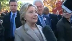 Hillary Clinton a voté (vidéo)