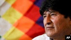 Бывший президент Боливии Эво Моралес