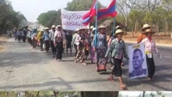 စစ်ကိုင်းဆန္ဒပြစက်ရုံလုပ်သား ၂၀၀ နီးပါး အလုပ်လက်မဲ့ဘဝရင်ဆိုင်