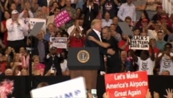 Trump Allows Supporter Onstage at Florida Rally