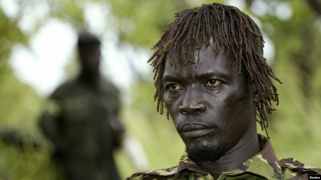 Caesar Achellam, mayor jenderal pasukan Kony, pemberontak Uganda (foto: dok).