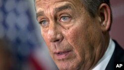 John Boehner dijo que el presidente Barack Obama tiene ahora la oportunidad de cooperar en el asunto tal y como ofreció.