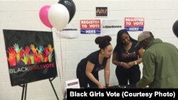 Encourager les jeunes femmes noires à voter lors de l'élection du 8 novembre 2016. Black Girls Vote (Courtesy Photo)