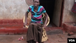 Anna Lungisani sitting taking a rest. (Photo: Safari Njema)