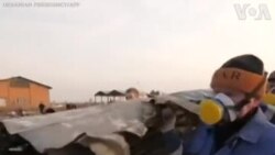 Ուկրաինայի հետախույզները նմուշներ են հավաքում Իրանում ինքնաթիռի կործանման վայրից