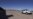 Border Town View of US Troops and Caravan