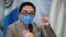Juan Francisco Sandoval, quien fue destituido por el Fiscal General de Guatemala como jefe de la Fiscalía Especial Contra la Impunidad (FECI), habla durante una conferencia de prensa en la Ciudad de Guatemala, el 23 de julio de 2021.
