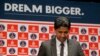 Le président du PSG Nasser Al-Khelaifi au parc des Princes, France, le 17 mai 2013.