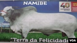 Cartaz outdoor nas ruas do Namibe. Angola