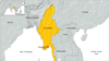 map of Burma 