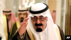 FILE - Saudi King Abdullah bin Abd al-Aziz.