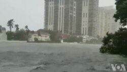 Siklòn Irma Lakoz Vag Lanmè Agite Anpil sou Kot Miami yo