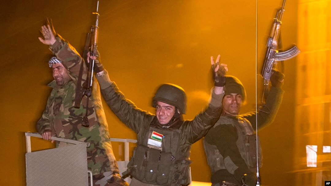 Pasukan Kurdi atau Peshmerga di Suriah utara (foto: dok).