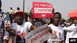 Les partisans de Georges Weah, président élu du Liberia