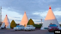 The Wigwam Motel in Holbrook, Arizona.