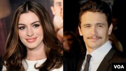 La actriz Anne Hathaway y el actor James Franco copresentarán la 83 edición de los Oscar.