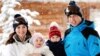 Prince William, Kate, Kids Enjoy Snow in Ski Holiday Photos