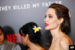 Angelina Jolie attends screening of Netflix's"First They Killed My Father" in New York City.