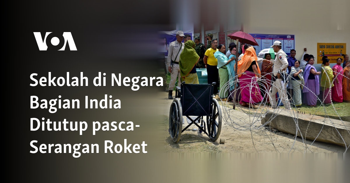 Sekolah di Negara Bagian India Ditutup pasca-Serangan Roket