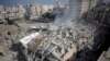 غزہ پر اسرائیلی بمباری سے دو افراد ہلاک، متعدد عمارتیں تباہ