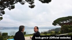 Francois Hollande ve Abdullah Gül