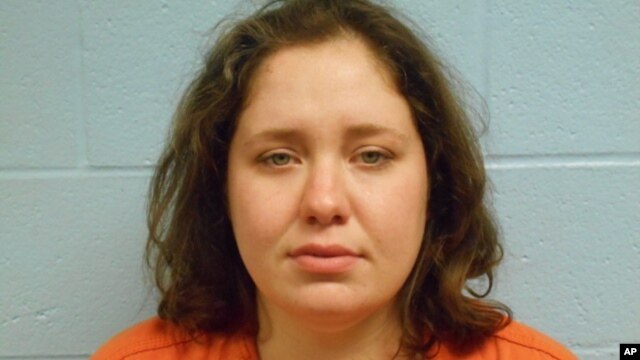 Foto de la ficha de Adacia Chambers, tomada por la policía de Stillwater, Oklahoma.