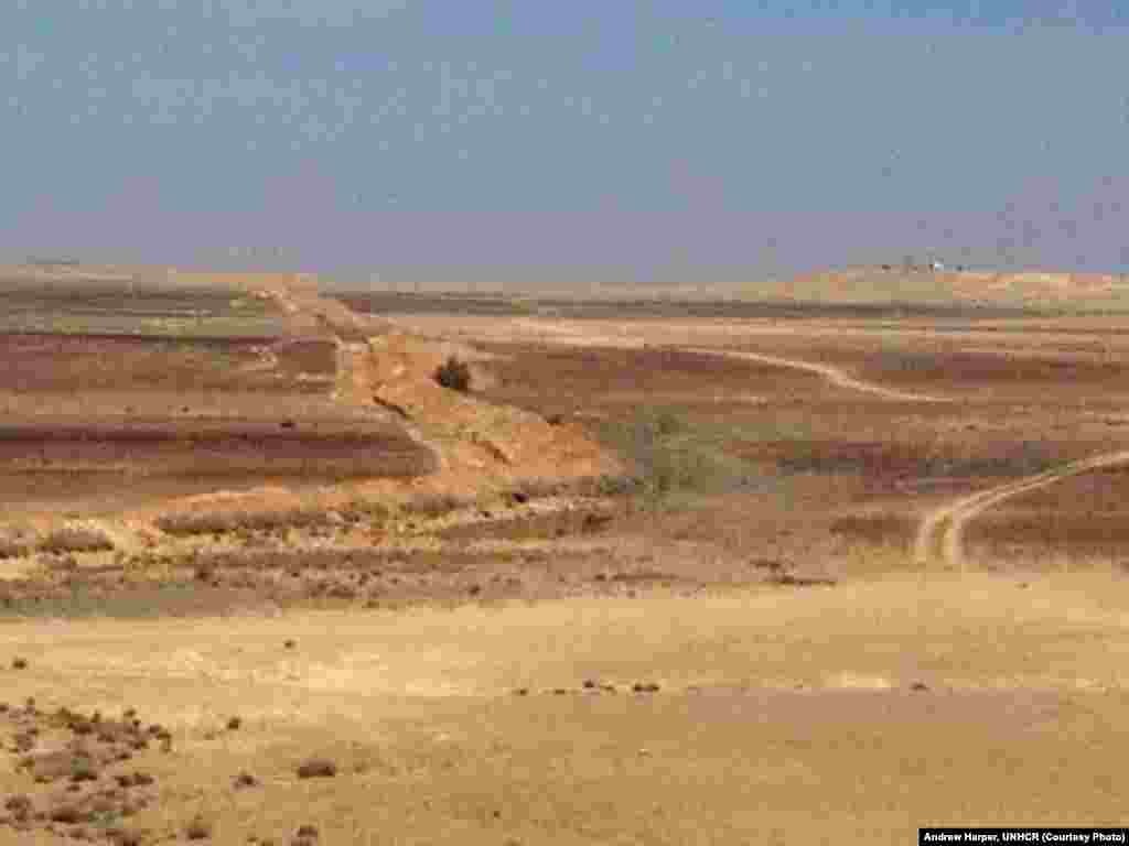Jordan desert, near the far eastern border with Iraq