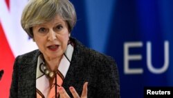 Primeira-ministra britânica Theresa May 