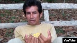 FILE - Undated image of environmental activist and a leader of Peru's Ashaninka indigenous group, Edwin Chota.