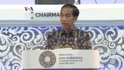 Pidato Jokowi di Pertemuan Tahunan IMF-Bank Dunia