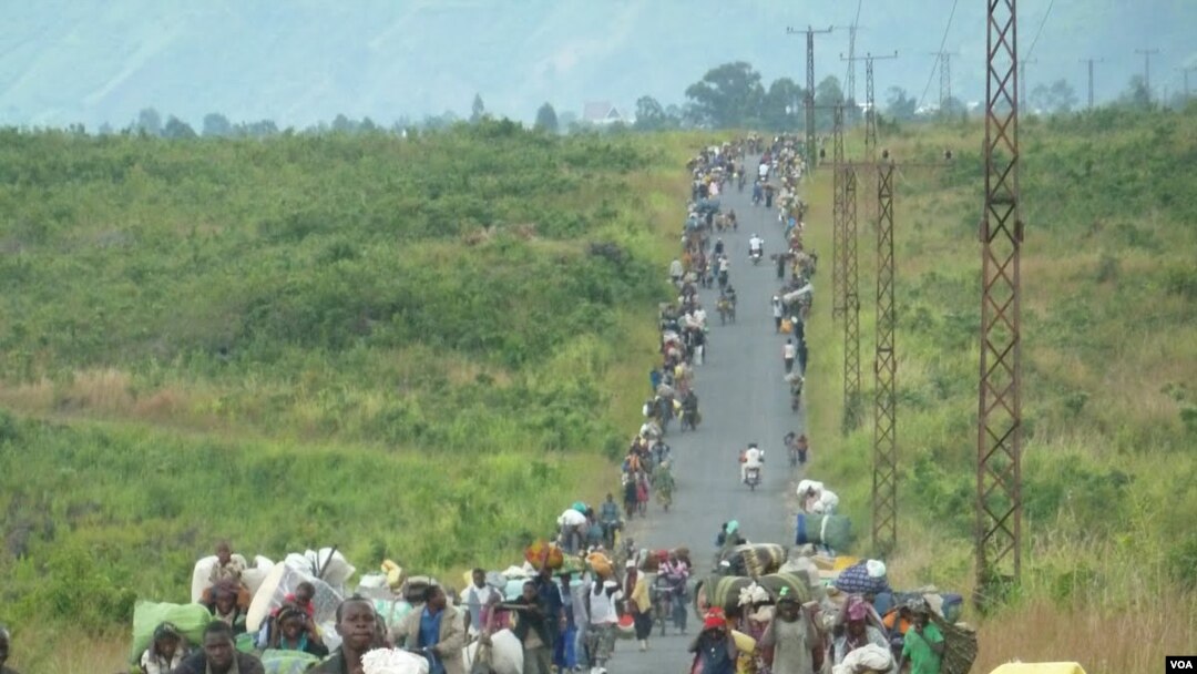 Imiryango myinshi ihunga ubwicanyi bwo muri Kongo