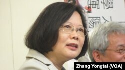 台灣在野黨民進黨主席蔡英文 (美國之音)