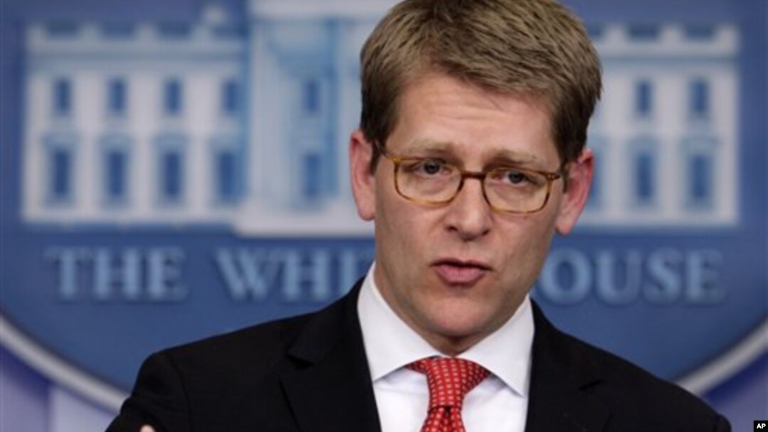 Juru Bicara Gedung Putih, Jay Carney mengatakan bahwa AS akan merespon dugaan penggunaan senjata kimia oleh pemerintah Suriah. (foto: dok)
