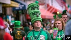 La celebración del Día de San Patricio en Savannah, Georgia, dura cuatro días.