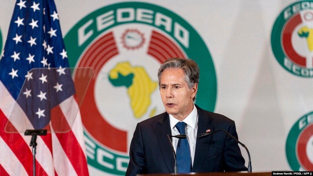 Secretário de Estado dos EUA, Antony Blinken,em discurso na CEDEAO , Abuja, Nigéria (19 Nov 2021)