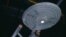 The original model of the Enterprise spacecraft from the television show "Star Trek" is on display at the National Air and Space Museum in Washington.