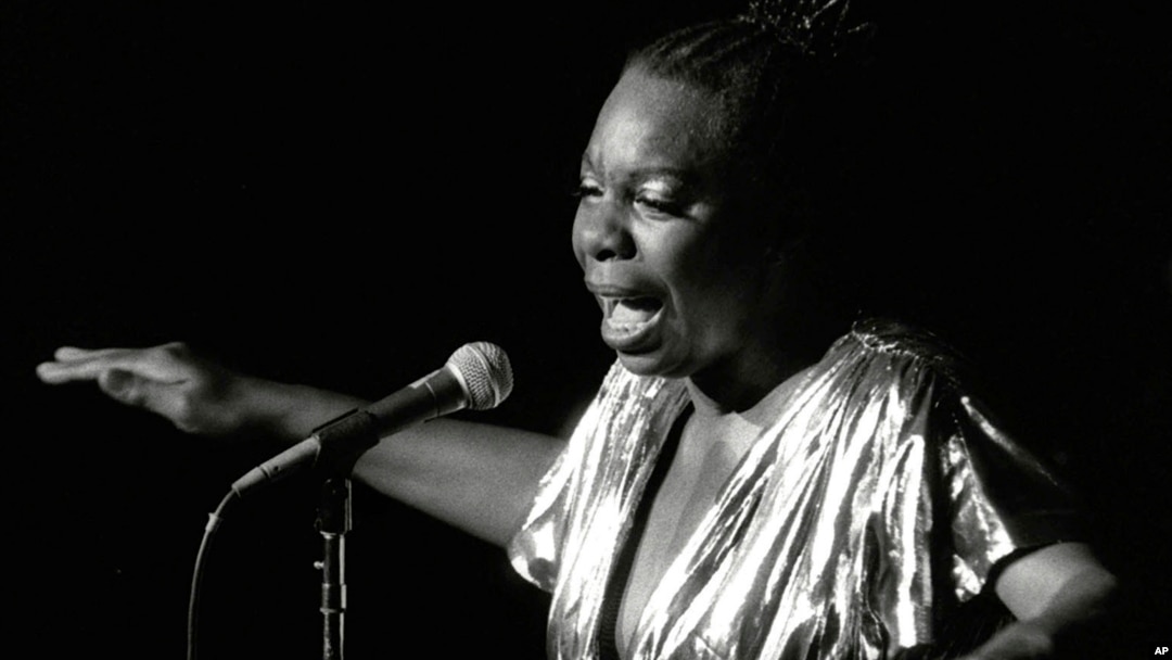 FILE - In this June 27, 1985, file photo, Nina Simone performs at Avery Fisher Hall in New York. The childhood home of the iconic musician and civil rights activist will be indefinitely preserved in North Carolina. 
