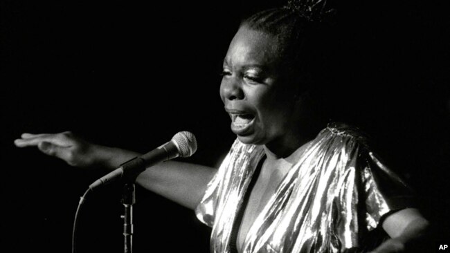 FILE - In this June 27, 1985, file photo, Nina Simone performs at Avery Fisher Hall in New York. The childhood home of the iconic musician and civil rights activist will be indefinitely preserved in North Carolina.