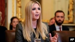 Putri Presiden Donald Trump, Ivanka termasuk di antara calon kuat untuk menggantikan Presiden Bank Dunia Jim Yong Kim (foto: dok). 