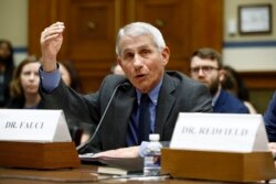 Dr. Anthony Fauci, director of the National Institute of Allergy and Infectious Diseases, testifies before a House Oversight Committee hearing on the coronavirus outbreak on Capitol Hill in Washington, March 11, 2020.