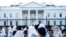 FILE —People pray on Pennsylvania Avenue in front of the White House before a rally supporting Israel during its conflict with Hamas November 14, 2023, in Washington, DC.