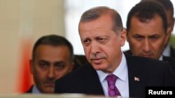 FILE - Turkish President Recep Tayyip Erdogan.