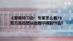 《聚焦特习会：专家怎么看？》双方各自想从会晤中得到什么？
