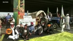 بھارتی کسانوں کا زرعی اصلاحات کے خلاف احتجاج